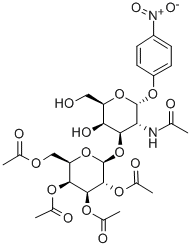 57467-12-6 4-硝基苯基 2-(乙酰氨基)-2-脱氧-3-O-(2,3,4,6-四-O-乙酰基-BETA-D-吡喃半乳糖基)-BETA-D-吡喃葡萄糖苷