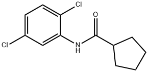 Cyclopentanecarboxamide, N-(2,5-dichlorophenyl)- (9CI) Struktur