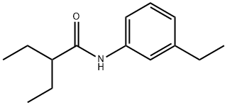 Butanamide, 2-ethyl-N-(3-ethylphenyl)- (9CI) Structure