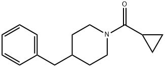 Piperidine, 1-(cyclopropylcarbonyl)-4-(phenylmethyl)- (9CI) Structure