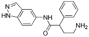 Benzeneacetamide, α-(2-aminoethyl)-N-1H-indazol-5-yl- Structure