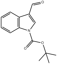 TERT-BUTYL 3-FORMYL-1H-INDOLE-1-CARBOXYLATE Structure