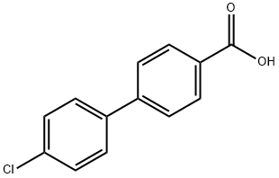 4'-クロロビフェニル-4-カルボン酸 塩化物 化学構造式