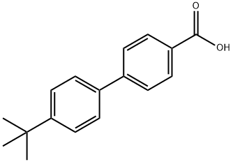 4'-tert-Butyl[1,1'-biphenyl]-4-carboxylic acid Struktur