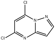 5,7-ジクロロピラゾロ[1,5-A]ピリミジン 化学構造式