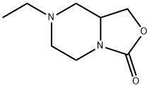 3H-Oxazolo[3,4-a]pyrazin-3-one,7-ethylhexahydro-(9CI) Structure