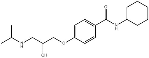 N-시클로헥실-4-[2-히드록시-3-[(1-메틸에틸)아미노]프로폭시]벤즈아미드