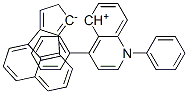 Cyclopenta-1,3-dienide, 1,4-diphenyl-5-quinolinium-2,3-(naphtha-1,8-di yl)-, inner salt|