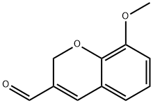 8-甲氧基-2H-色烯-3-甲醛,57543-38-1,结构式