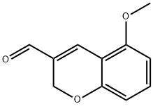 5-メトキシ-2H-クロメン-3-カルバルデヒド 化学構造式