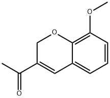 1-(8-METHOXY-2H-CHROMEN-3-YL)-1-ETHANONE Struktur