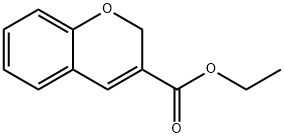2H-苯并吡喃-3-甲酸乙酯 结构式
