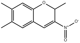 3-Nitro-2,6,7-trimethyl-2H-1-benzopyran,57543-83-6,结构式