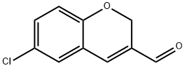 6-氯-2H-苯并吡喃-3-甲醛 结构式