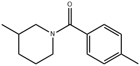 3-甲基-1-(4-甲基苯甲酰基)哌啶, 57547-88-3, 结构式