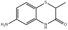 6-氨基-2-甲基-2H-1,4-苯并噻唑-3(4H)-酮, 575485-66-4, 结构式