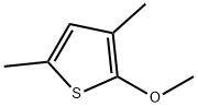 Thiophene, 2-methoxy-3,5-dimethyl- Struktur