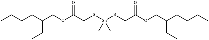 二硫基乙酸异辛酯二甲基锡,57583-35-4,结构式