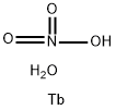硝酸テルビウム(III) 五水和物 化学構造式