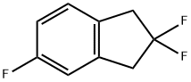1,1,5-トリフルオロインダン 化学構造式