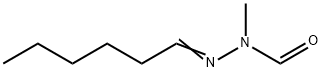 2-ヘキシリデン-1-メチルヒドラジンカルボアルデヒド 化学構造式