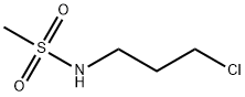 N-(3-chloropropyl)methanesulfonamide,57590-72-4,结构式