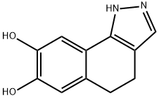 1H-Benz[g]indazole-7,8-diol, 4,5-dihydro- (9CI),57595-67-2,结构式