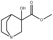METHYL 3-HYDROXYQUINUCLIDINE-3-CARBOXYLATE Struktur