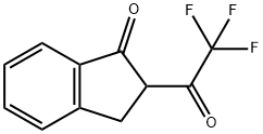 2- (2,2,2-三氟乙酰基) -2,3-二氢-1H-茚-1-酮,576-12-5,结构式