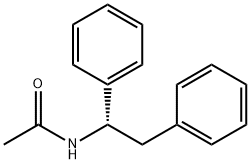 (-)-N-[(S)-1,2-ジフェニルエチル]アセトアミド 化学構造式