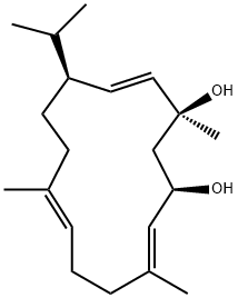 2,7,11-西柏三烯-4,6-二醇 结构式