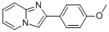 2-(4-Methoxy-phenyl)-imidazo[1,2-a]pyridine 结构式