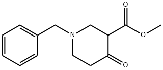 1-BENZYL-3-METHOXYCARBONYL-4-PIPERIDONE Struktur