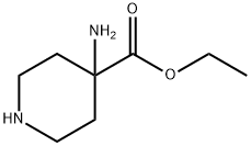 4-氨基哌啶-4-羧酸乙酯 结构式