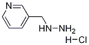 2-((pyridin-3-yl)Methyl)hydrazine  hydrochloride Structure