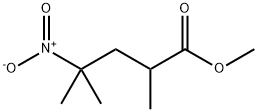 2,4-Dimethyl-4-nitrovaleric acid methyl ester Structure