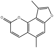 4',5-dimethylangelicin Struktur