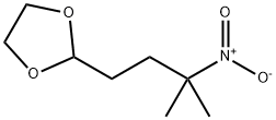 2-(3-甲基-3-硝基丁基)-1,3-二氧戊环,57620-56-1,结构式