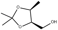 1,3-Dioxolane-4-methanol, 2,2,5-trimethyl-, cis- 化学構造式