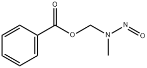 1-(N-methyl-N-nitrosamino)methyl benzoate Struktur