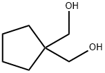 1,1-环戊烷二甲醇, 5763-53-1, 结构式