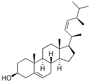 (22Z)-エルゴスタ-5,22-ジエン-3β-オール 化学構造式