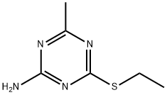 4-(乙硫基)-6-甲基-1,3,5-三嗪-2-胺,57639-45-9,结构式