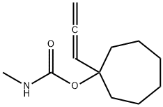 Cycloheptanol, 1-(1,2-propadienyl)-, methylcarbamate (9CI),57649-54-4,结构式