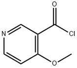 3-Pyridinecarbonyl chloride, 4-methoxy- (9CI) 化学構造式