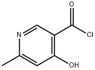 3-Pyridinecarbonyl chloride, 4-hydroxy-6-methyl- (9CI),57658-62-5,结构式