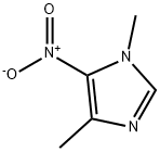 Imidazole, 1,4-dimethyl-5-nitro- Struktur