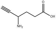 4-アミノ-5-ヘキシン酸 化学構造式