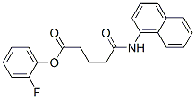 (2-fluorophenyl) 4-(naphthalen-1-ylcarbamoyl)butanoate,5768-71-8,结构式