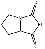 四氢-1H-吡咯并[1,2-C]咪唑-1,3(2H)-二酮,5768-79-6,结构式
